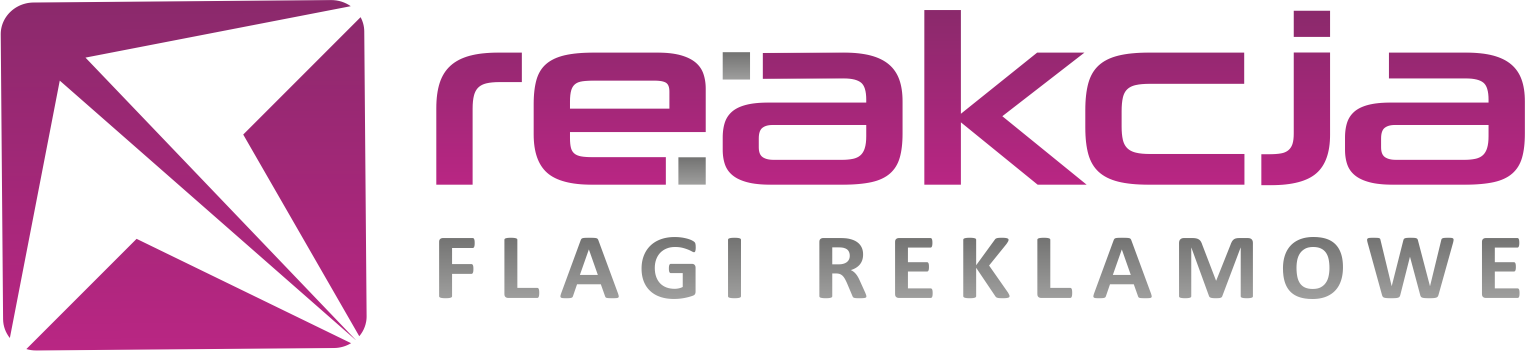 Logo firmy Reakcja flagi reklamowe